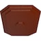 Ekena Millwork Felix Ceiling Medallion, Hand-Painted Firebrick, 25 1/4"W x 17 1/4"H x 1 3/4"P CM25FEFIF - alternate 4